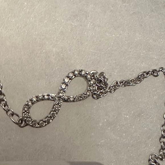 Diamond Infinity Bracelet in 14K White Gold, .15 ct. t.w. - like new - Picture 5 of 6